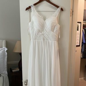 White JJ House wedding dress